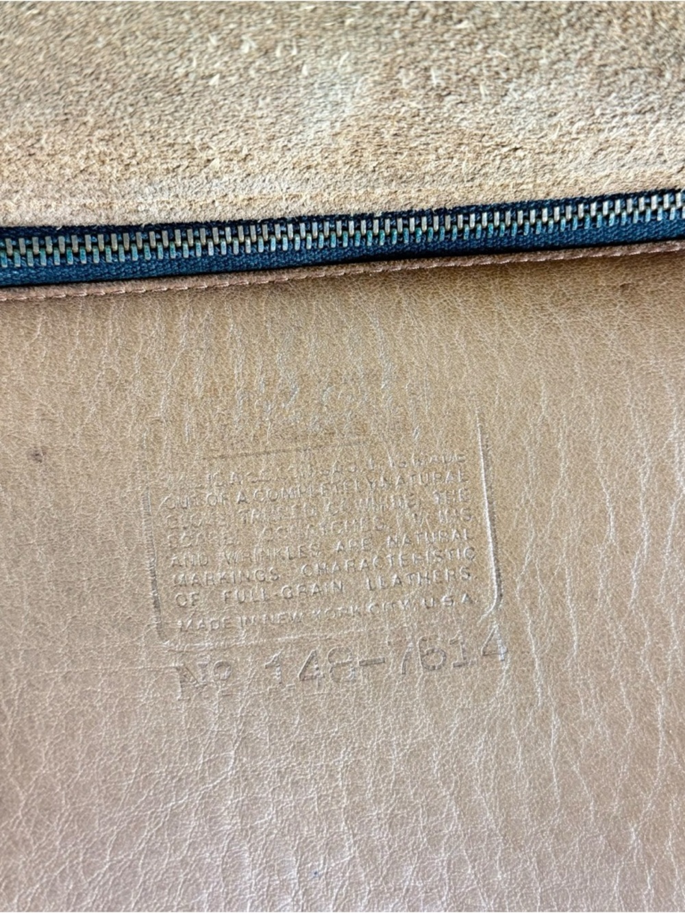 COACH 5190 British Tan Leather Envelope Portfolio Made in New York City USA - Picture 15 of 17